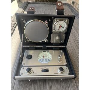 Spirit of St. Louis Travel Series Radio Alarm Clock 4250-16BR Mini-Trunk, Leeds